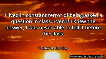 Englisches Zitat von Frederick Banting als Bild