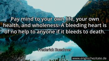 Englisches Zitat von Frederick Buechner als Bild