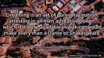 Englisches Zitat von Frederick Henry Hedge als Bild