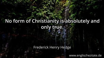 Englisches Zitat von Frederick Henry Hedge als Bild