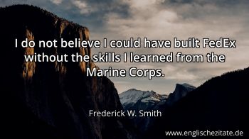 Englisches Zitat von Frederick W. Smith als Bild