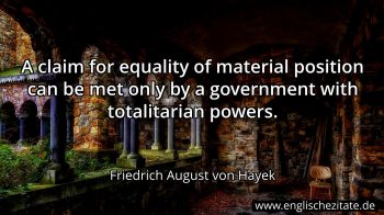 Englisches Zitat von Friedrich August von Hayek als Bild