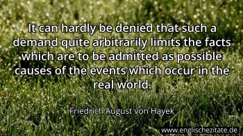 Englisches Zitat von Friedrich August von Hayek als Bild