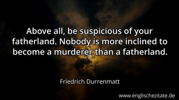 Englisches Zitat von Friedrich Durrenmatt als Bild