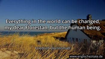 Englisches Zitat von Friedrich Durrenmatt als Bild