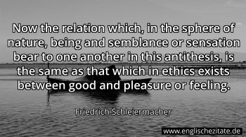 Englisches Zitat von Friedrich Schleiermacher als Bild