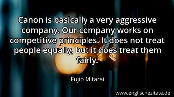 Englisches Zitat von Fujio Mitarai als Bild