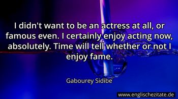 Englisches Zitat von Gabourey Sidibe als Bild