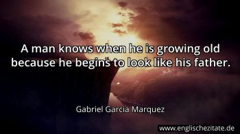 Englisches Zitat von Gabriel Garcia Marquez als Bild