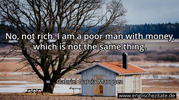 Englisches Zitat von Gabriel Garcia Marquez als Bild