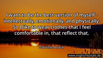 Englisches Zitat von Gabrielle Anwar als Bild