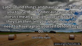 Englisches Zitat von Gabrielle Aplin als Bild