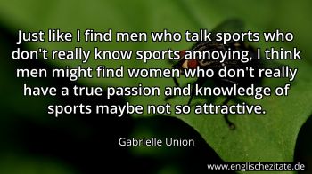 Englisches Zitat von Gabrielle Union als Bild