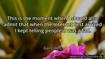 Englisches Zitat von Gail Collins als Bild