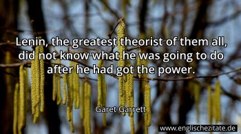 Englisches Zitat von Garet Garrett als Bild