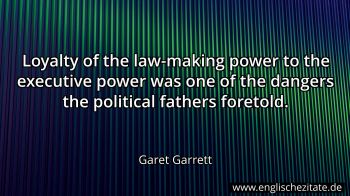 Englisches Zitat von Garet Garrett als Bild