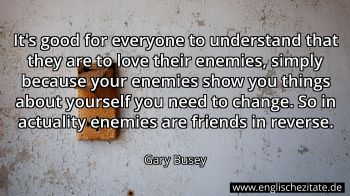 Englisches Zitat von Gary Busey als Bild
