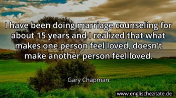 Englisches Zitat von Gary Chapman als Bild