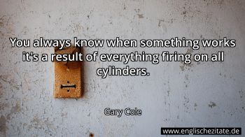 Englisches Zitat von Gary Cole als Bild