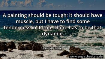 Englisches Zitat von Gary Hume als Bild