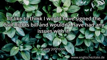 Englisches Zitat von Gary Johnson als Bild
