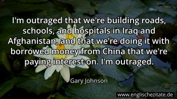 Englisches Zitat von Gary Johnson als Bild