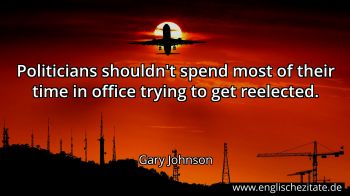 Englisches Zitat von Gary Johnson als Bild