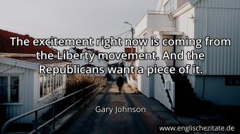 Englisches Zitat von Gary Johnson als Bild