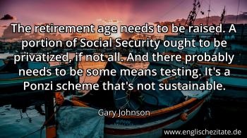 Englisches Zitat von Gary Johnson als Bild