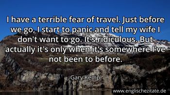 Englisches Zitat von Gary Kemp als Bild