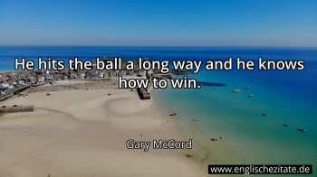 Englisches Zitat von Gary McCord als Bild