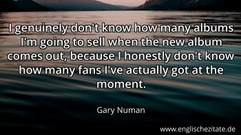 Englisches Zitat von Gary Numan als Bild