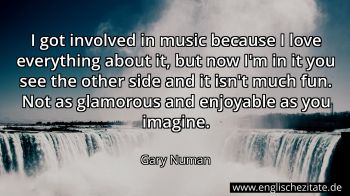 Englisches Zitat von Gary Numan als Bild
