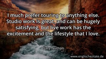 Englisches Zitat von Gary Numan als Bild