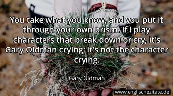 Englisches Zitat von Gary Oldman als Bild