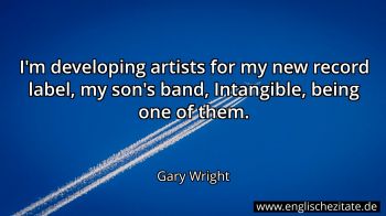 Englisches Zitat von Gary Wright als Bild