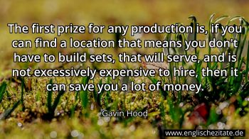 Englisches Zitat von Gavin Hood als Bild