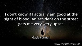 Englisches Zitat von Gayle Forman als Bild