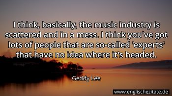 Englisches Zitat von Geddy Lee als Bild