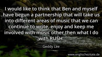 Englisches Zitat von Geddy Lee als Bild