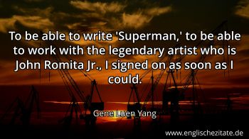 Englisches Zitat von Gene Luen Yang als Bild