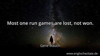 Englisches Zitat von Gene Mauch als Bild