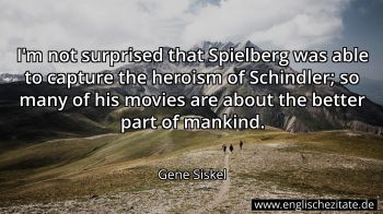 Englisches Zitat von Gene Siskel als Bild