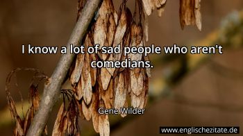 Englisches Zitat von Gene Wilder als Bild