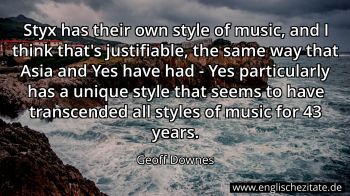 Englisches Zitat von Geoff Downes als Bild