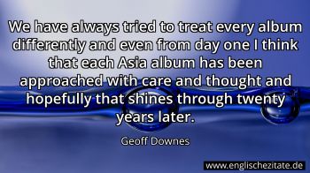 Englisches Zitat von Geoff Downes als Bild