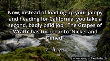Englisches Zitat von Geoff Dyer als Bild