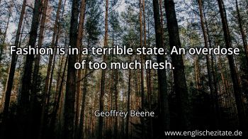 Englisches Zitat von Geoffrey Beene als Bild