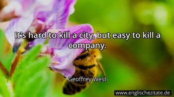 Englisches Zitat von Geoffrey West als Bild