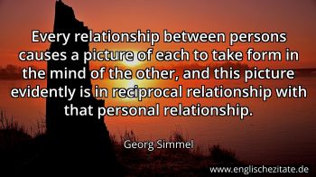 Englisches Zitat von Georg Simmel als Bild